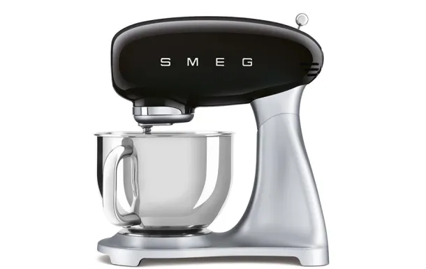 SMEG Robot Pâtissier 4,8 L Noir Années 50 SMF04BLEU