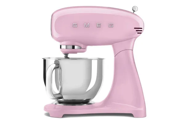 SMEG Robot Pâtissier Rose 4,8L SMF05PKEU – 1000W