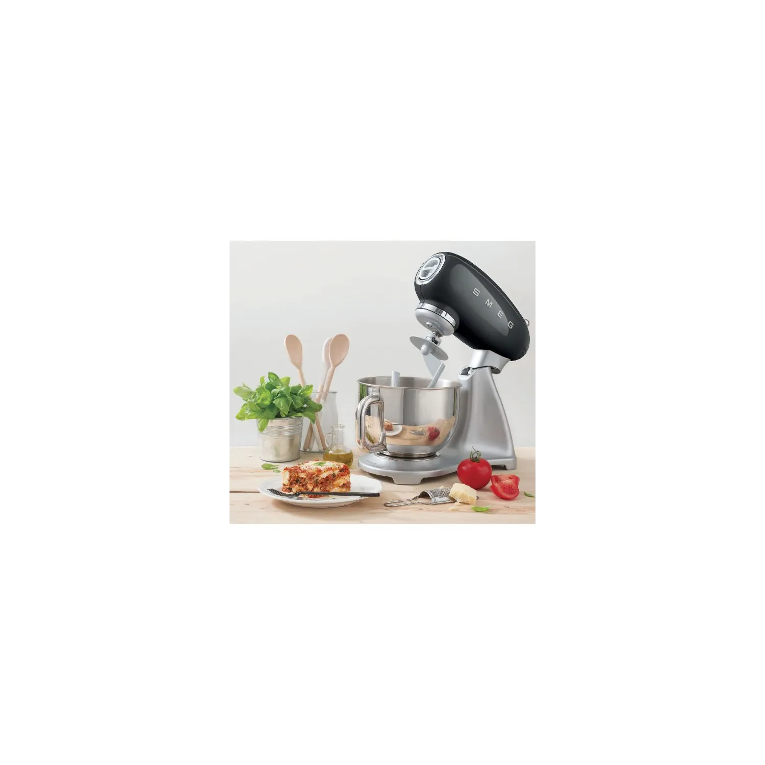 Robot Pâtissier SMEG SMF02CREU – 800 W, Bol 4,8 L, 10 Vitesses - vue 5