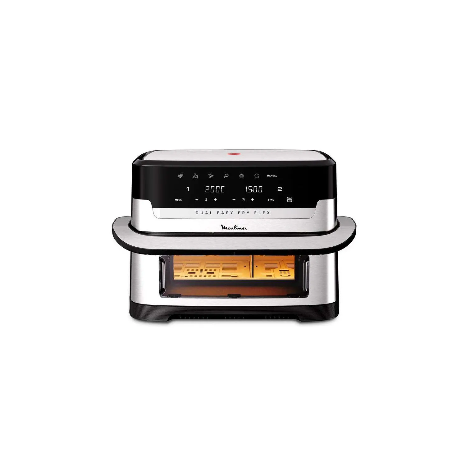 Friteuse Sans Huile MOULINEX EZ922DF0 – 9 L, 2700 W, Double Zone - vue 5