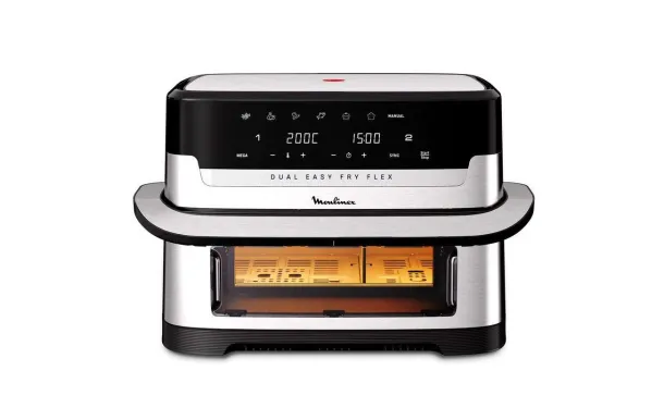 MOULINEX Easy Fry Dual Flex 9L – Friteuse sans huile