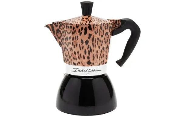 BIALETTI Moka Induction 6 tasses Léopard D&G
