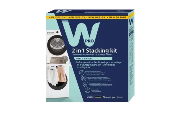 WPRO SKPN101 – Kit superposition lave-linge sèche-linge