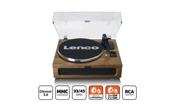 LENCO LS-410WA – Platine vinyle 40W & Bluetooth