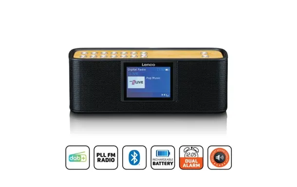 LENCO PDR-045BK – Radio DAB+/FM Bluetooth portable