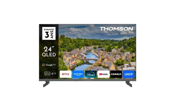 THOMSON 24HQG3S15C – TV QLED 24" Google TV 12V