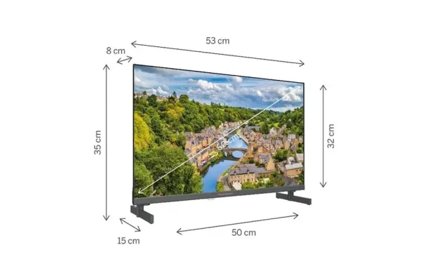 THOMSON 24HQG3S15C – TV QLED 24" Google TV 12V