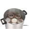 LE PARFAIT Stérilisateur Inox 23 L couvercle verre