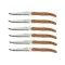 JEAN DUBOST Coffret 6 couteaux Laguiole Chêne PEFC
