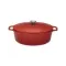 CHASSEUR Cocotte fonte ovale 33 cm Rubis – Sublime