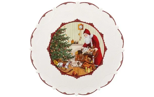 Villeroy & Boch Plat Rond 43 cm Père-Noël Toy's Fantasy