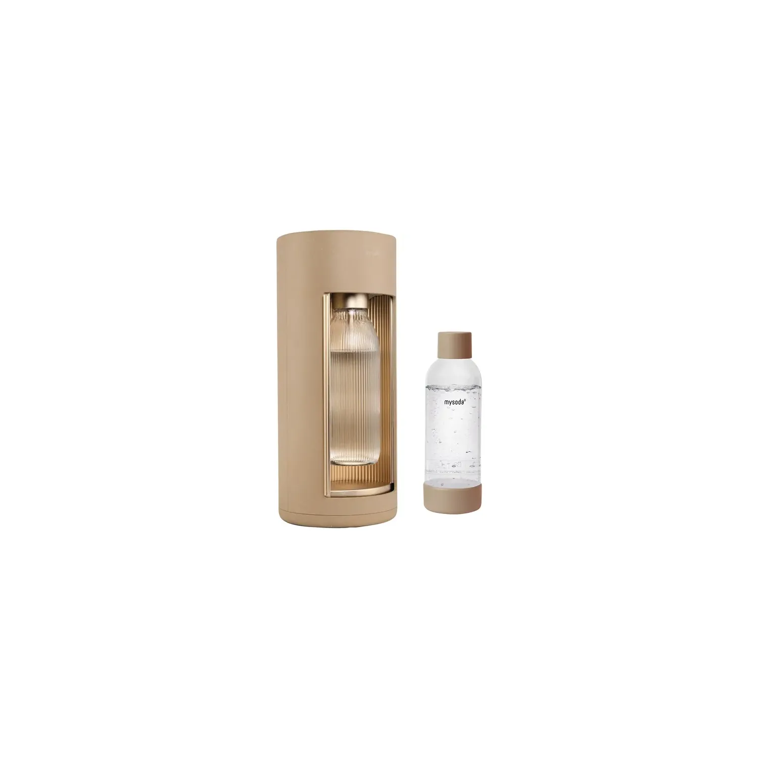 Mysoda Machine à gazéifier 'eau + 2 bouteilles latte EUR GL004F DON FR
