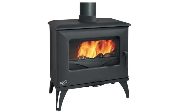 GODIN Poêle à bois Cube 2 Anthracite 8 kW
