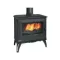 GODIN Poêle à bois Cube 2 Anthracite 8 kW