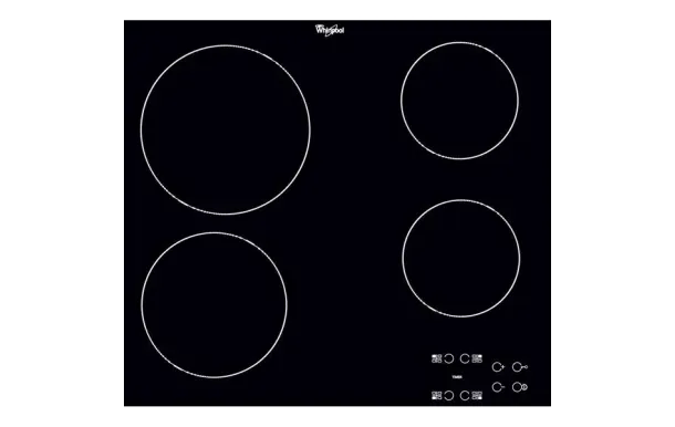 WHIRLPOOL AKT8090NE – Table vitrocéramique 4 foyers