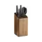 ARCOS Bloc Acacia Ibiza 4 couteaux + ciseaux