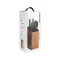 ARCOS Bloc Acacia Ibiza 4 couteaux + ciseaux