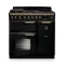 FALCON Classic Deluxe 90 cm Piano Mixte Charbon Laiton