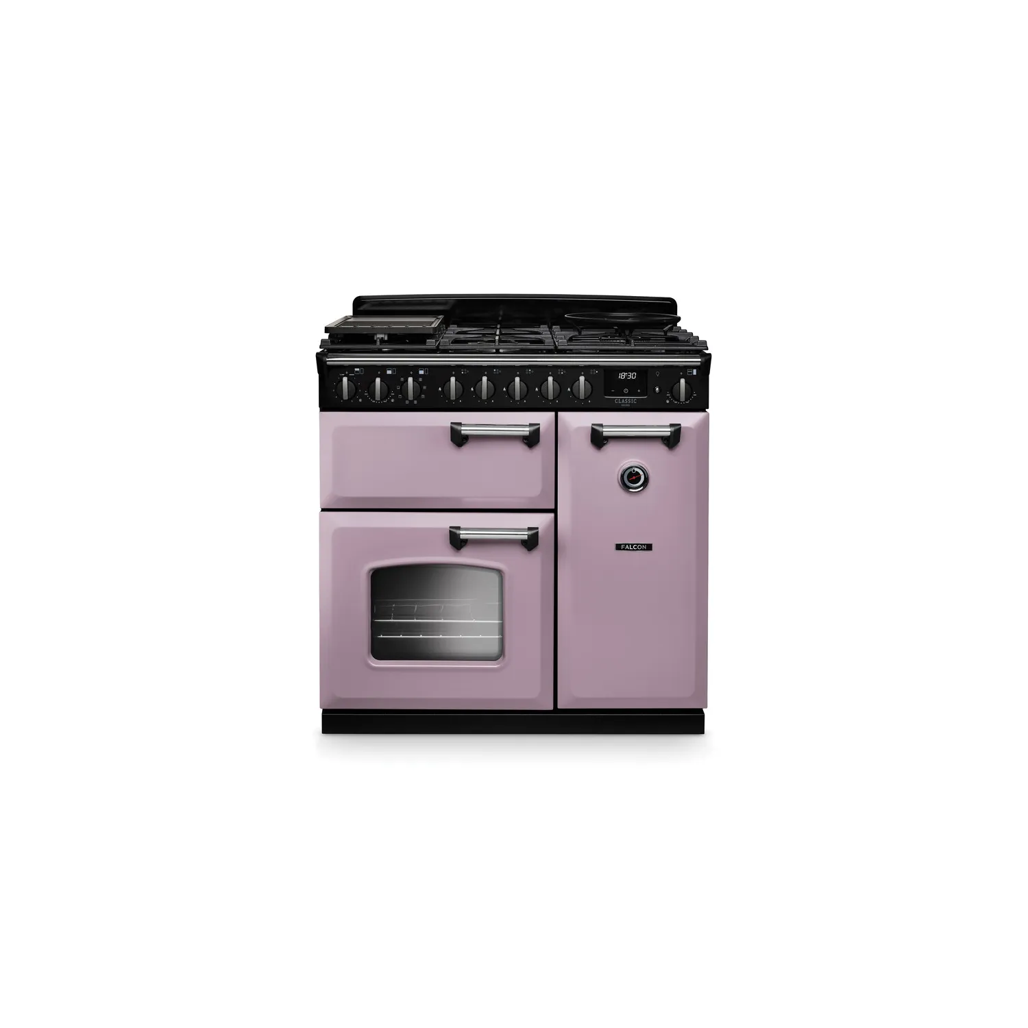 CLDL90DFPHTHCM E1 NGC TAB GAZ 90 Cm Parme Chrome