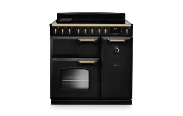 FALCON Classic Deluxe 90 cm Induction Charbon Laiton
