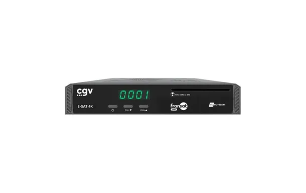 CGV E-SAT4K – Récepteur satellite FRANSAT 4K UHD