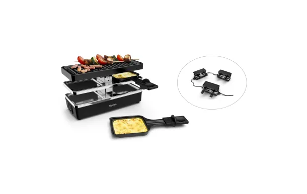 TEFAL Plug & Share RE230812 – Raclette 2 personnes