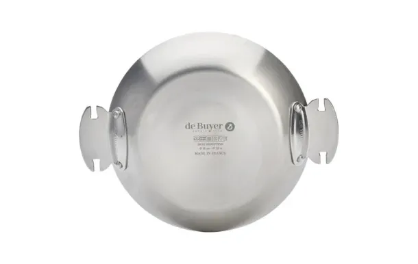 DE BUYER Poêle Inox 20 cm Loqy Alchimy - Amovible