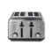 RIVIERA & BAR Grille-pain 4 fentes Inox QGP240