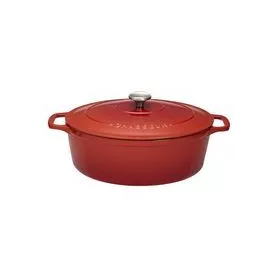 cocottes fonte CHASSEUR Daubière 31 cm Rubis Sublime ovale ronde ceramique pas cher
