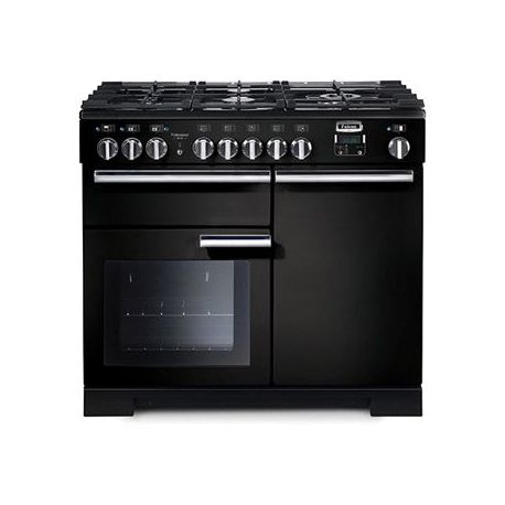 Cuisinière FALCON Professional + 100 Deluxe Mixte Noire/Chrome - PDL100DFGB/C