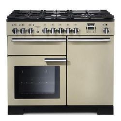 Cuisinière FALCON Professional + 100 Deluxe Mixte Crème/Chrome - PDL100DFCR/C