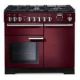 Cuisinière FALCON Professional + 100 Deluxe Rouge Airelle/Chrome - PDL100DFCY/C