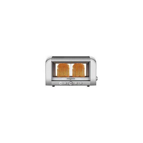 MAGIMIX Toaster vision fente extra-large brossé brillant 11538        