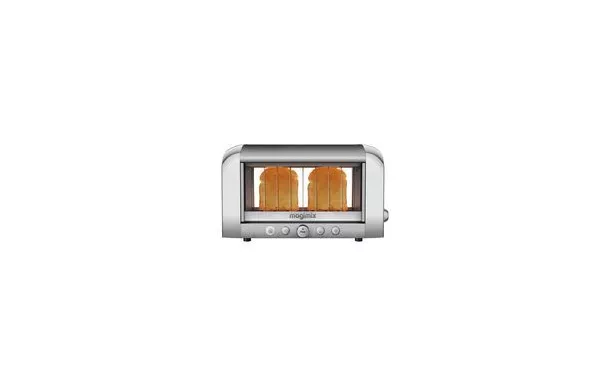 MAGIMIX Toaster vision fente extra-large brossé brillant 11538        