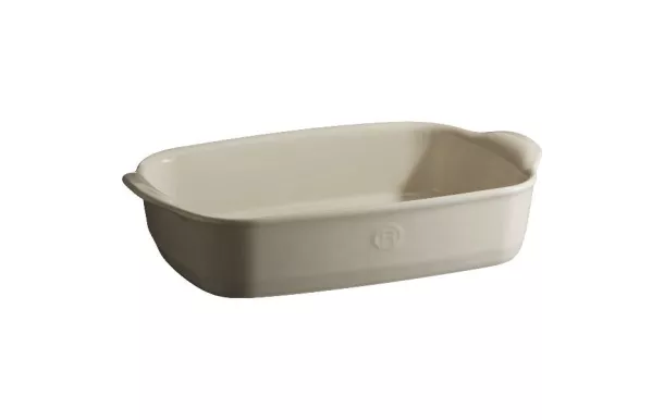 Plat rectangulaire emile henry 29 x 19 cm Argile Ultime LE FOUR 29650 pas cher