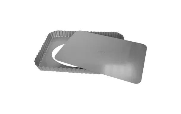 PATISSE Moule à tarte rectangle 32 x 22 x 2.8 cm - Silver Top