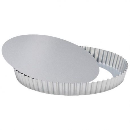 PATISSE Moule à tarte rond 24 cm - Silver Top 