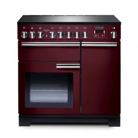 Cuisinière FALCON Professional Deluxe 90 Induction Rouge airelle/Chrome - PDL90EICY/C