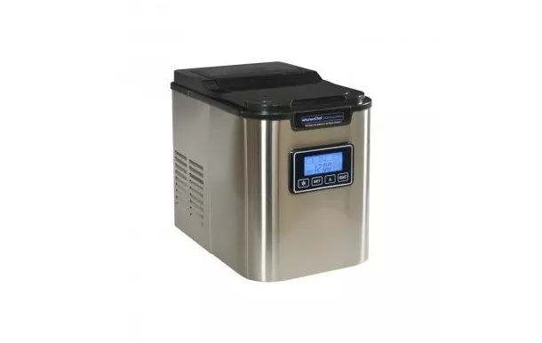 KITCHENCHEF Machine à glaçons inox                                      
