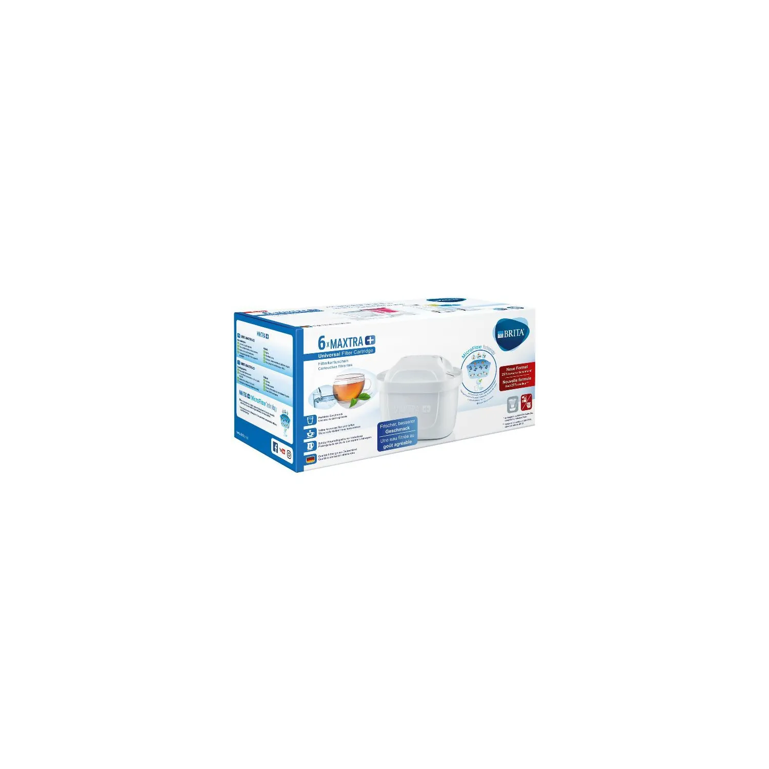BRITA Pack de 6 cartouches Maxtra+
