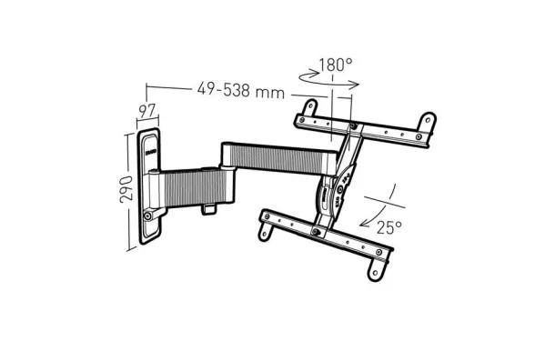 ERARD Support mural orientable 048340