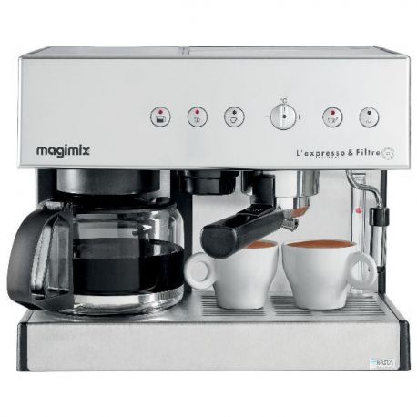 MAGIMIX Combiné expresso Chrome mat - 11423