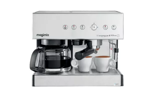 MAGIMIX Combiné expresso Chrome mat - 11423
