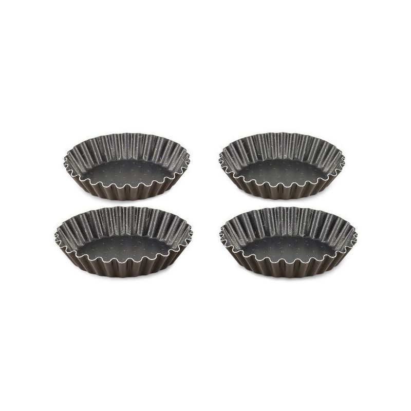 TEFAL Lot de 4 moules a tartelettes 11 cm Success