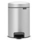 BRABANTIA Poubelle 3 L Mettalic Grey - New Icon