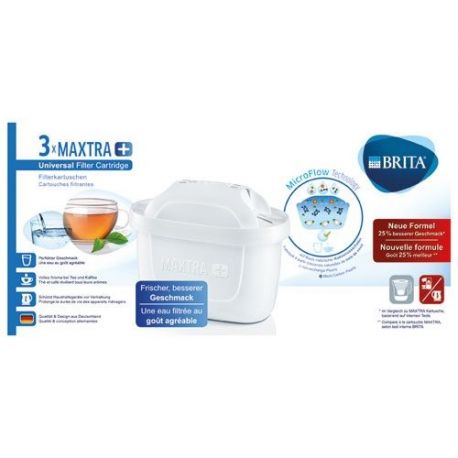 BRITA Pack de 3 cartouches Maxtra+