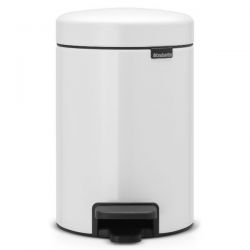 BRABANTIA Poubelle 3 L Blanche - New Icon