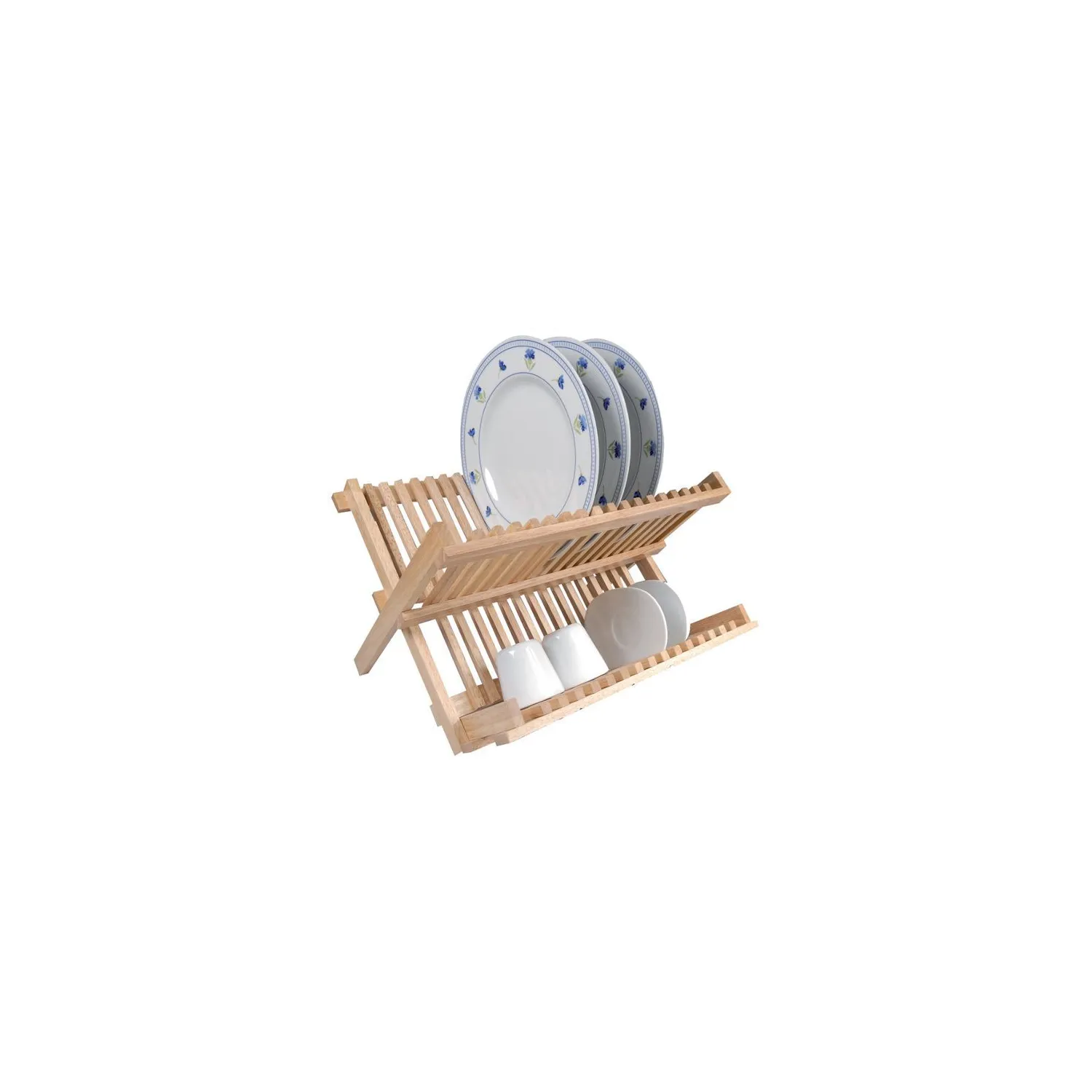 METALTEX Égouttoir pliable bois