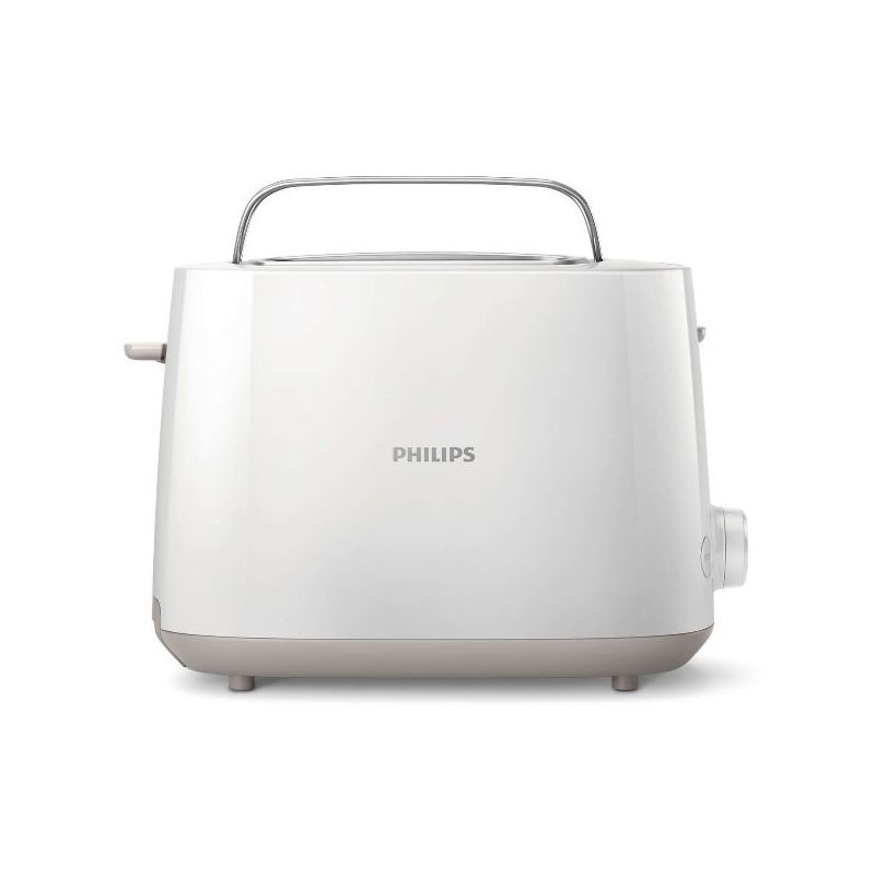 PHILIPS Grille pain Toaster 2 fentes Blanc Daily Collection HD258100