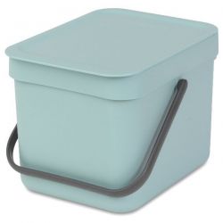 BRABANTIA Poubelle 6 L Menthe - Sort & Go